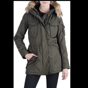 S13/NYC 'Field Parka' Anorak with Faux Fur Trim